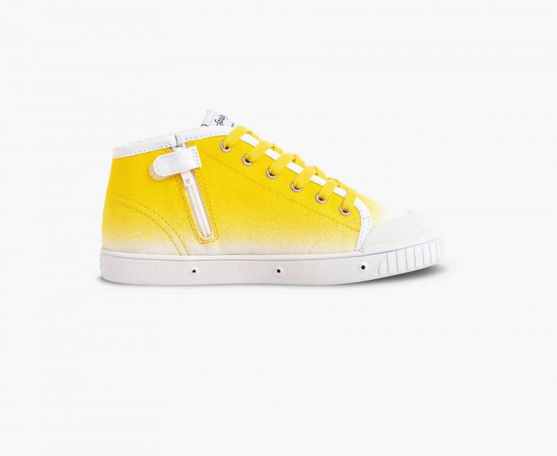 Basket Spring Court B2 Bonton Limited Edition Jaune Enfant | RVX-03784099